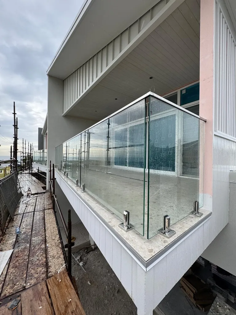 Glass Balustrades Sydney: KwikGlaze installation, Stairs, balconies & decks: frameless spigot, semi-frameless posts, or aluminium